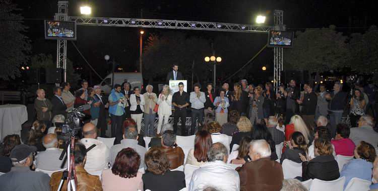 H προεκλογική ομιλία του Δημοσθένη Δόγκα στη Βάρη